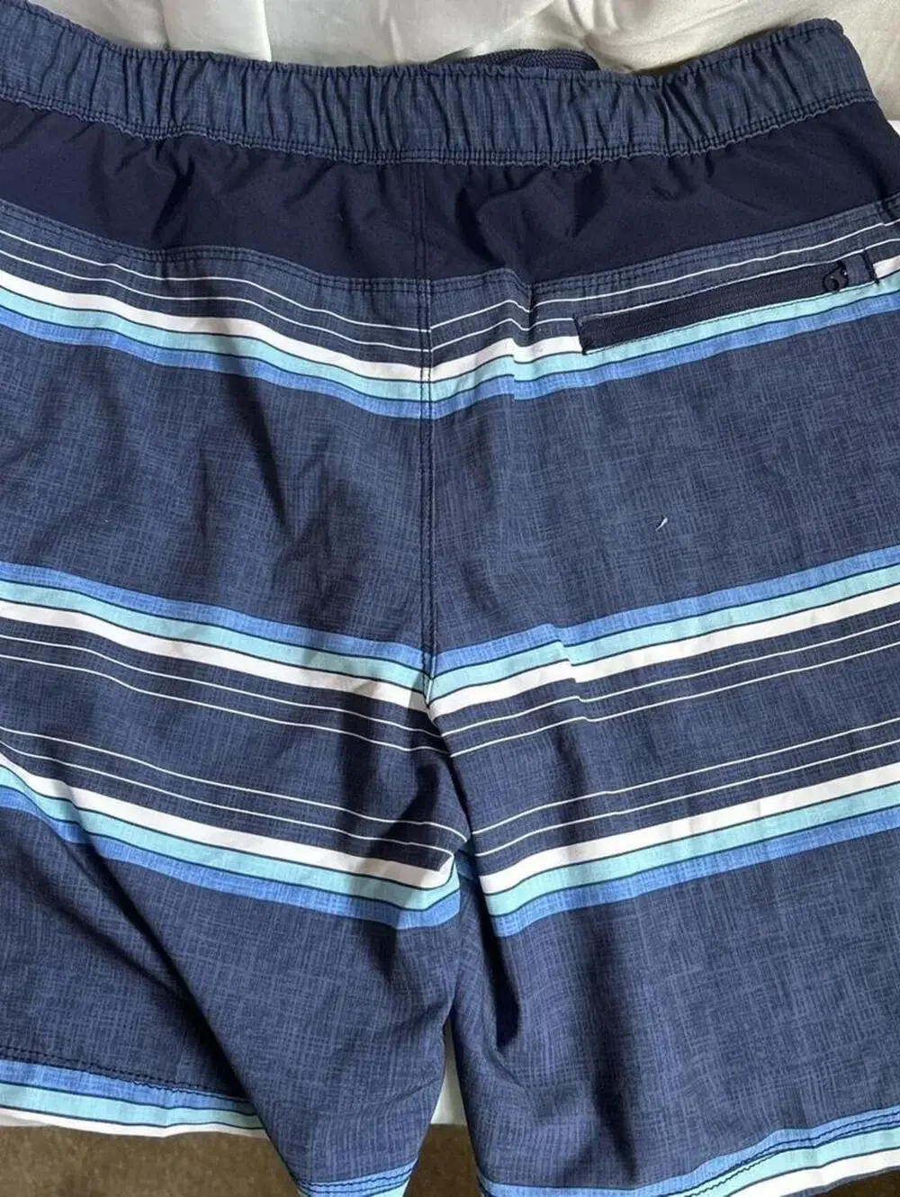 Speedo Men's Blue and Navy Swim-briefs-short